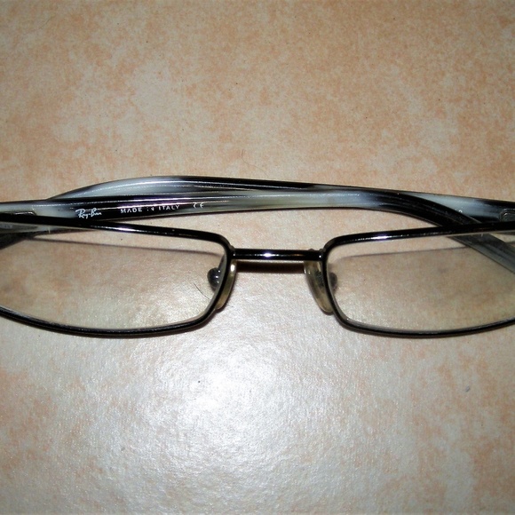 Ray-Ban Accessories - RAY BAN UNISEX GRAY&WHITE PRESCRIPTION EYEGLASSES